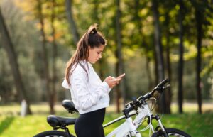 Ebike rental en la calle Gran Canaria - parque